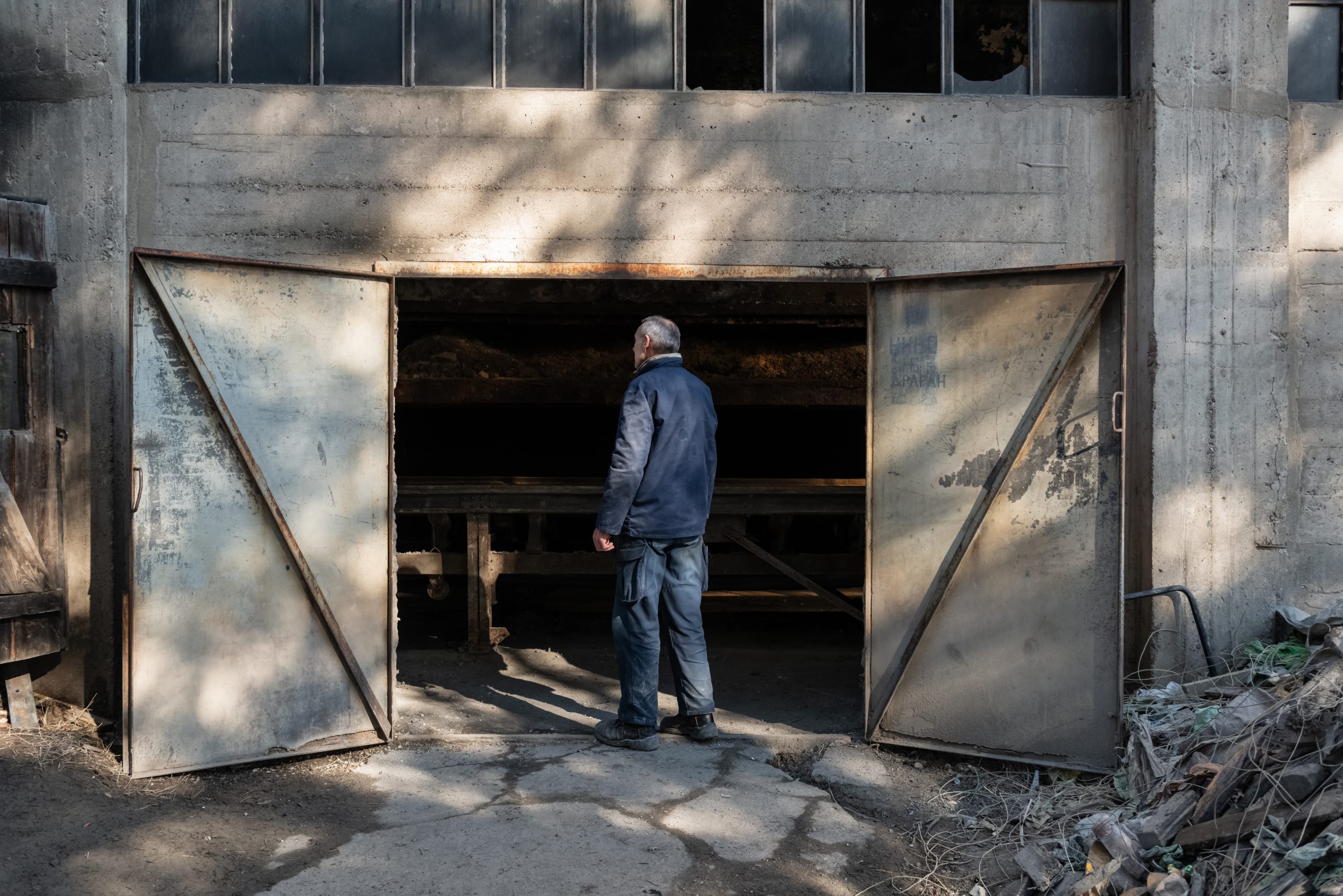 Ninoslav Bozorić, 51-vjeçar, punëtor në punishten e përpunimit të xehes, në punë në hapësirat e Trepçës në  Leposaviq.